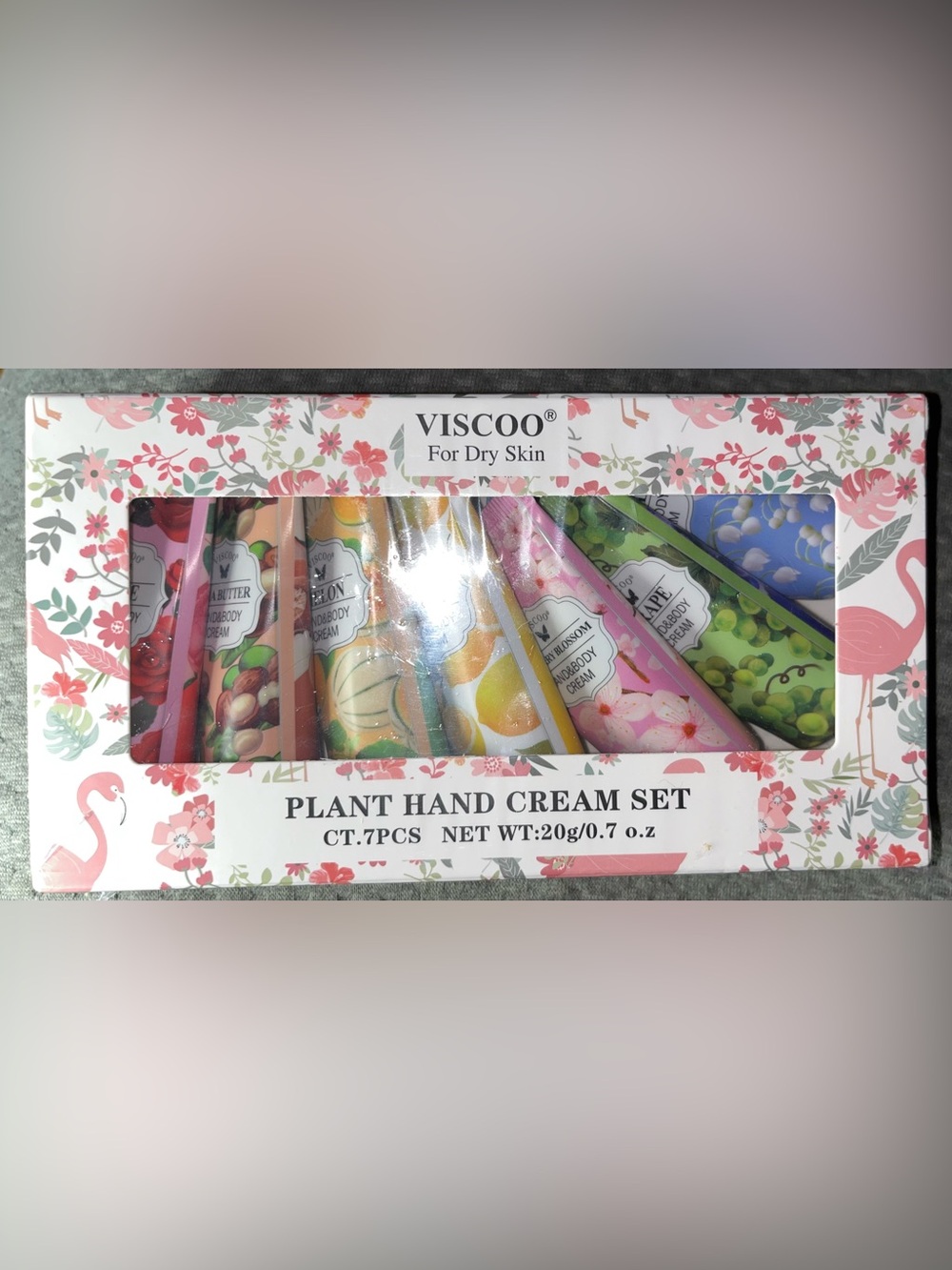 Viscoo Assorted Plant Hand Cream Set for Dry Skin